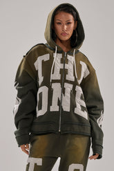 THE ONLY ONE ZIP SWEATSHIRT
