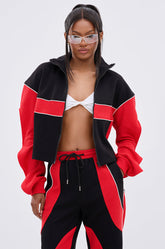 LET IT HAPPEN ZIP UP SWEATSHIRT